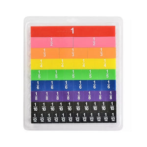 Rainbow Fraction Tiles – Colorful, Hands - On Math Fun for Kids! - Fun Learning Store