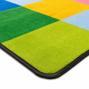 Rainbow Mosaic Carpet 183x274cm – A Kaleidoscope of Fun and Learning! - Fun Learning Store