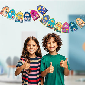 Ramadan Kids Decoration Set - Cards & Stickers for a Fun Ramadan Atmosphere - Fun Learning Store