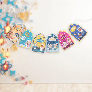 Ramadan Kids Decoration Set - Cards & Stickers for a Fun Ramadan Atmosphere - Fun Learning Store