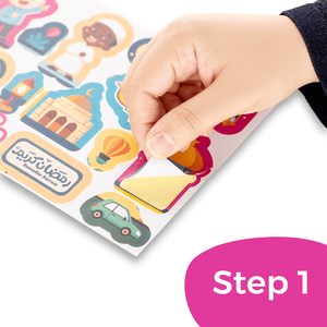 Ramadan Kids Decoration Set - Cards & Stickers for a Fun Ramadan Atmosphere - Fun Learning Store