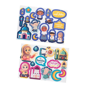 Ramadan Kids Decoration Set - Cards & Stickers for a Fun Ramadan Atmosphere - Fun Learning Store