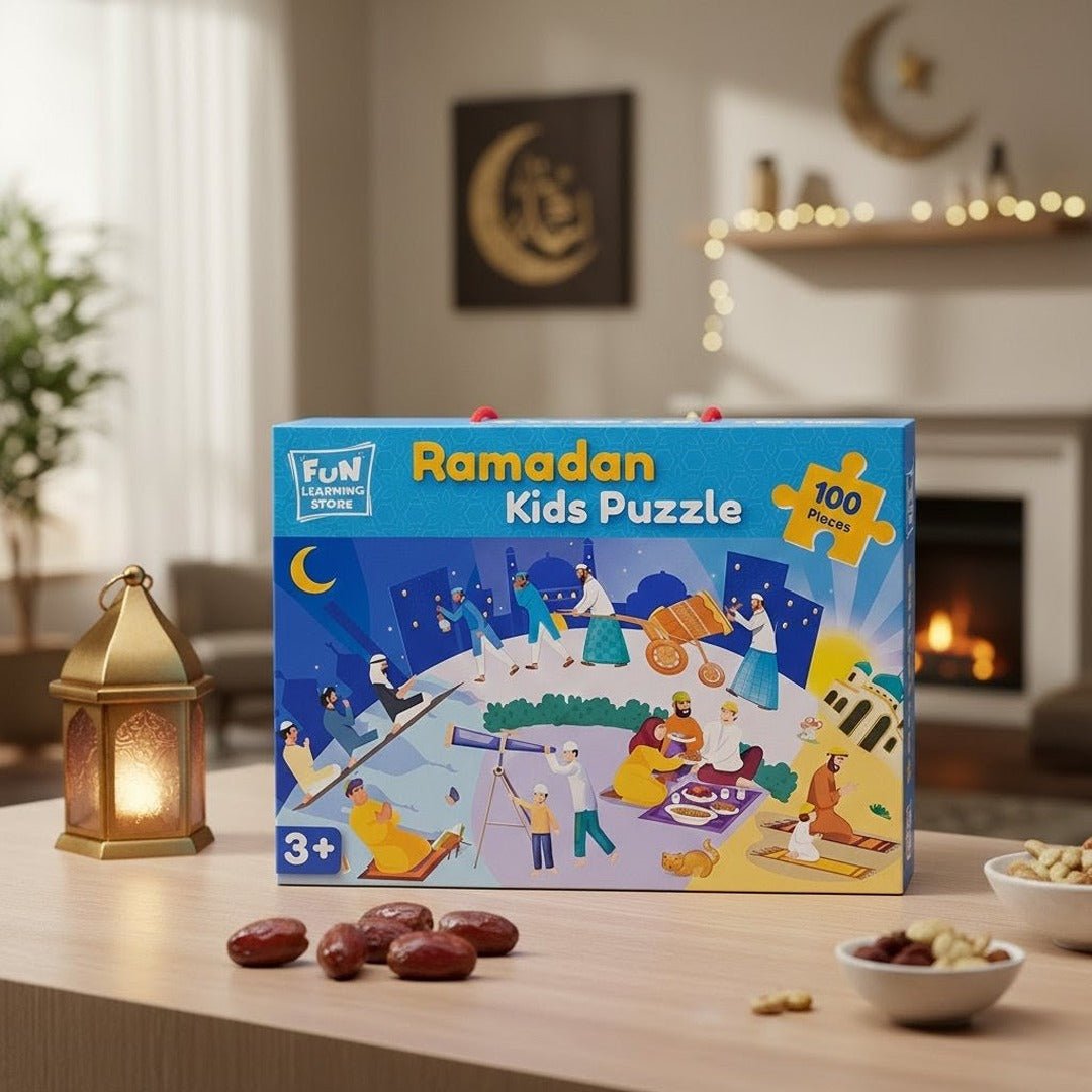 Ramadan Kids Round Puzzle – 100 Pieces | 66 cm - Fun Learning Store