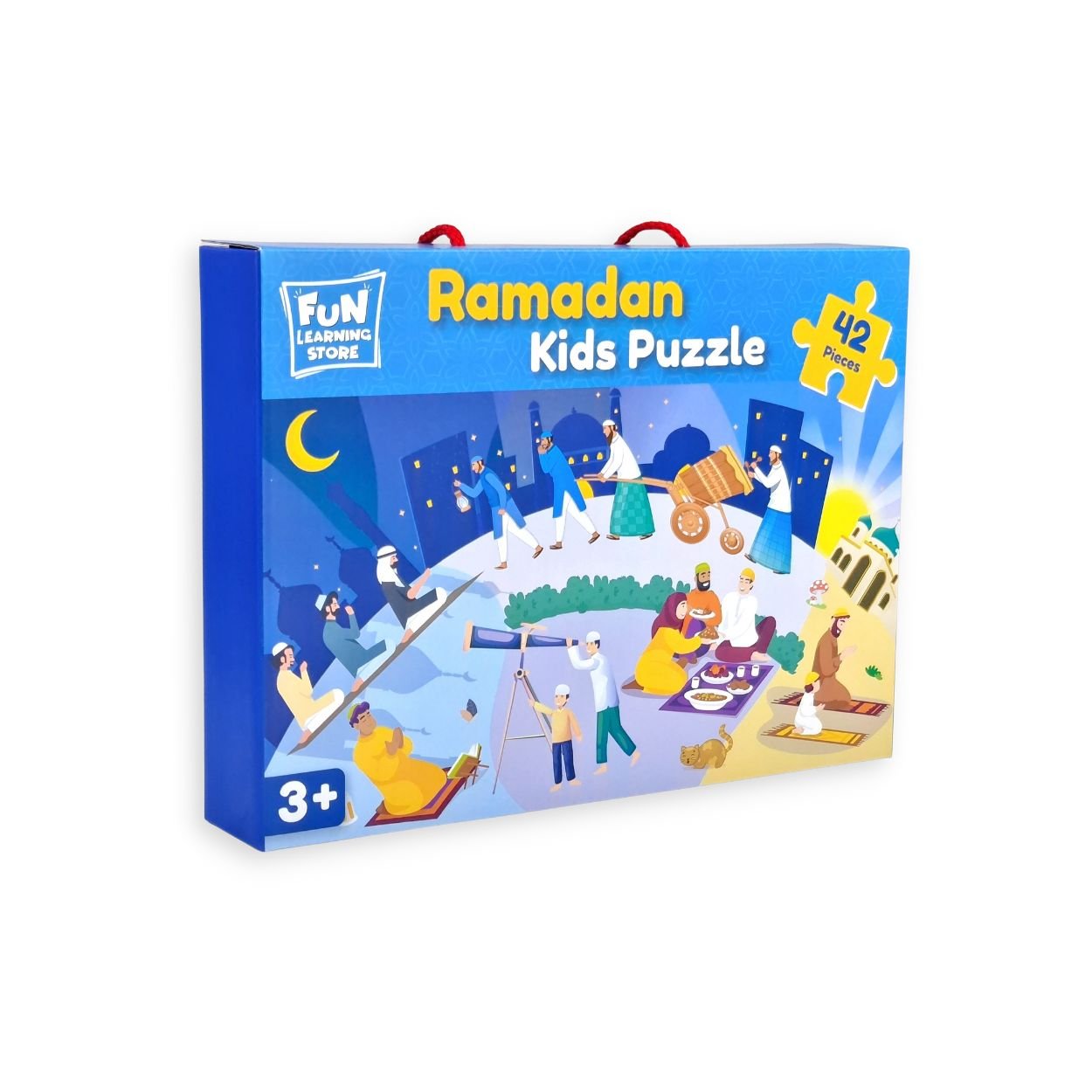 Ramadan Kids Round Puzzle - 42 Pcs - Fun Learning Store