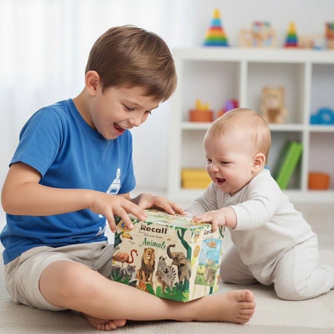 Recall Cards Game for Kids - Animals - Fun Learning Store