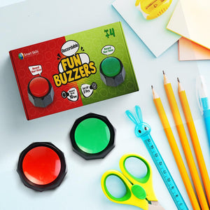 Recordable Fun Buzzers - Set of 2 - Fun Learning Store
