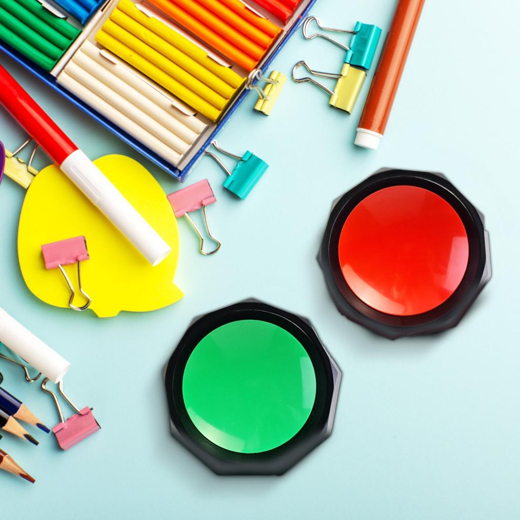Chitantier Fun Recordable Fun Buzzers - Set of 2 – Fun Learning Store