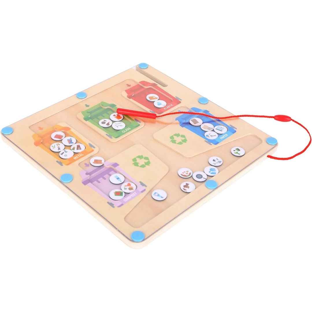 Recycling Maze | Educational Magnetic Sorting Game for Kids 3+ - Fun Learning Store