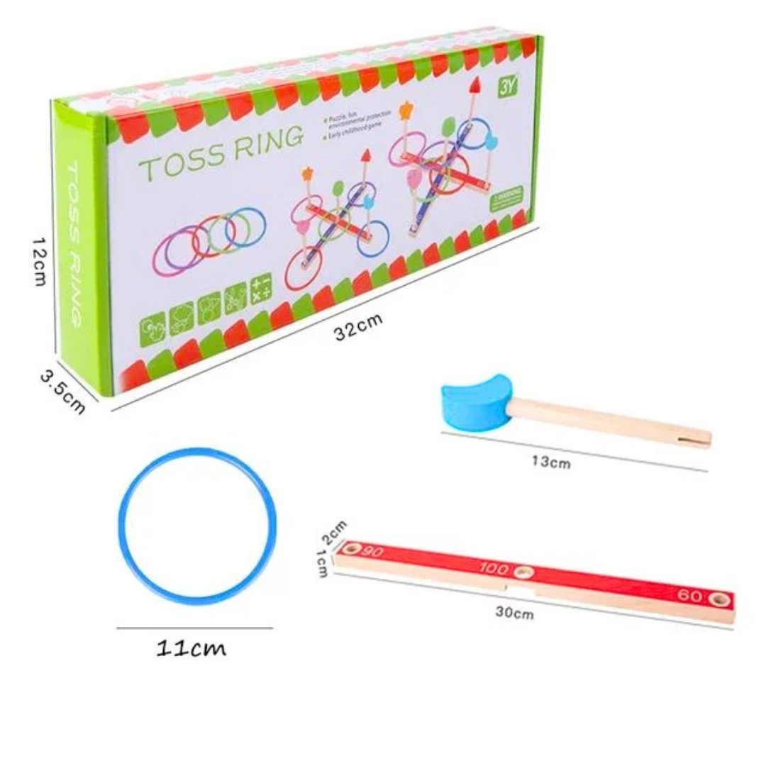 Ring Toss Game - Classic Outdoor Throwing Activity for All Ages - Fun Learning Store