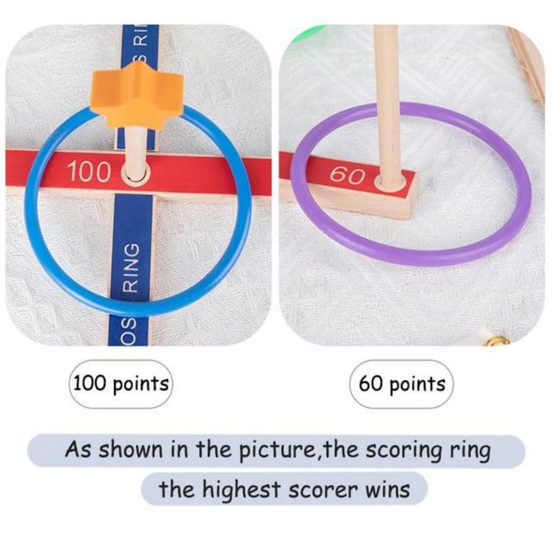 Ring Toss Game - Classic Outdoor Throwing Activity for All Ages - Fun Learning Store