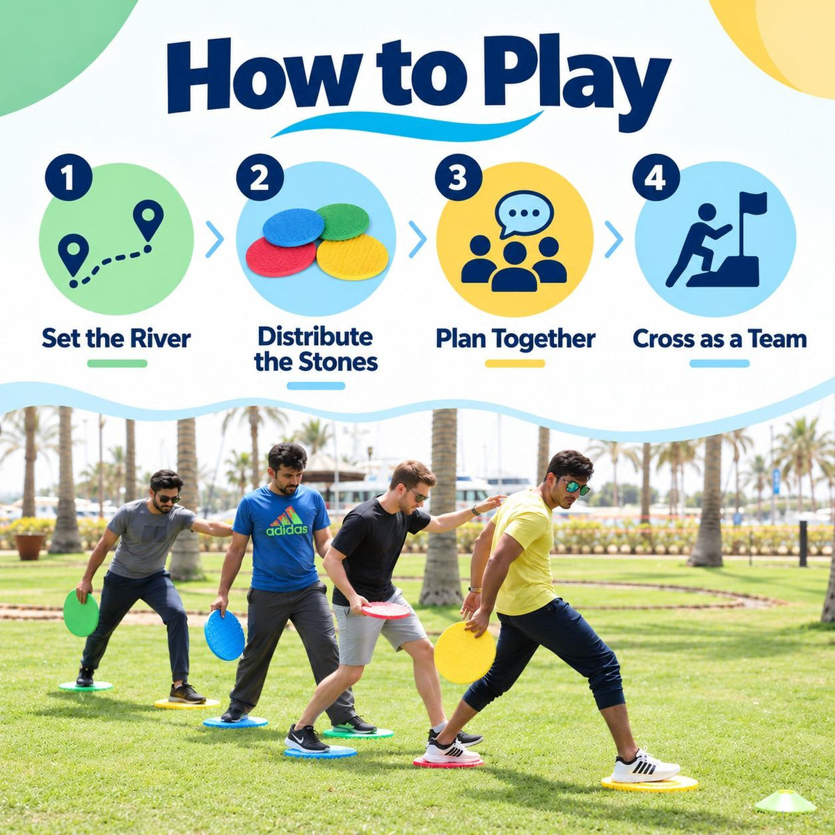 River Crossing – Teamwork & Strategic Planning Challenge - Fun Learning Store