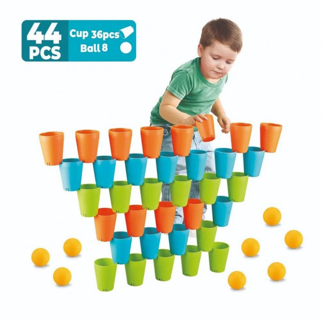 Cups and Balls 44 Piece Challenge: The Ultimate Magic Set for Budding Magicians!