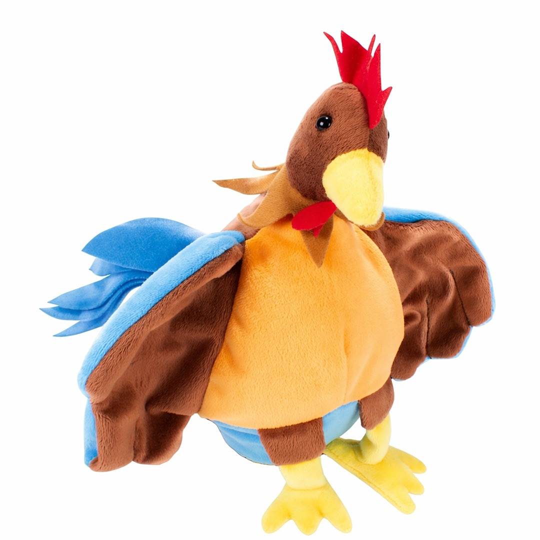 Rooster Hand Glove Puppet: Bring Storytime to Life with Interactive Fun! - Fun Learning Store