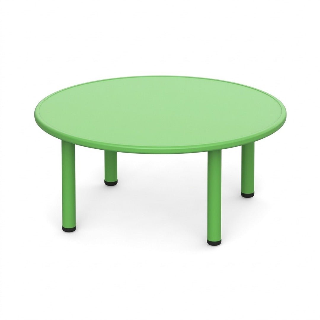 Round Activity Table for Nurseries - 110×50 cm: Adjustable Height - Fun Learning Store