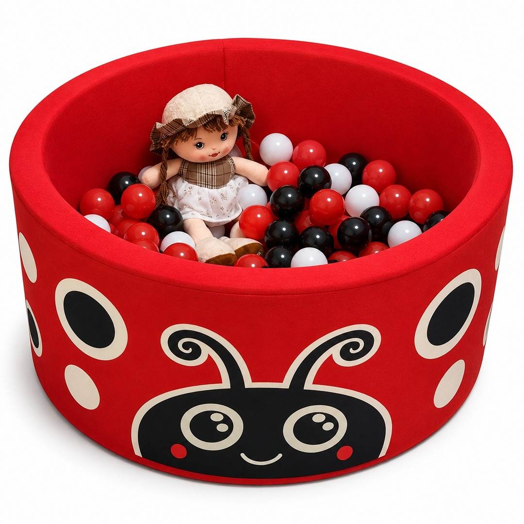 Round Ball Pit with 200 Balls: The Ultimate Indoor Adventure - Fun Learning Store