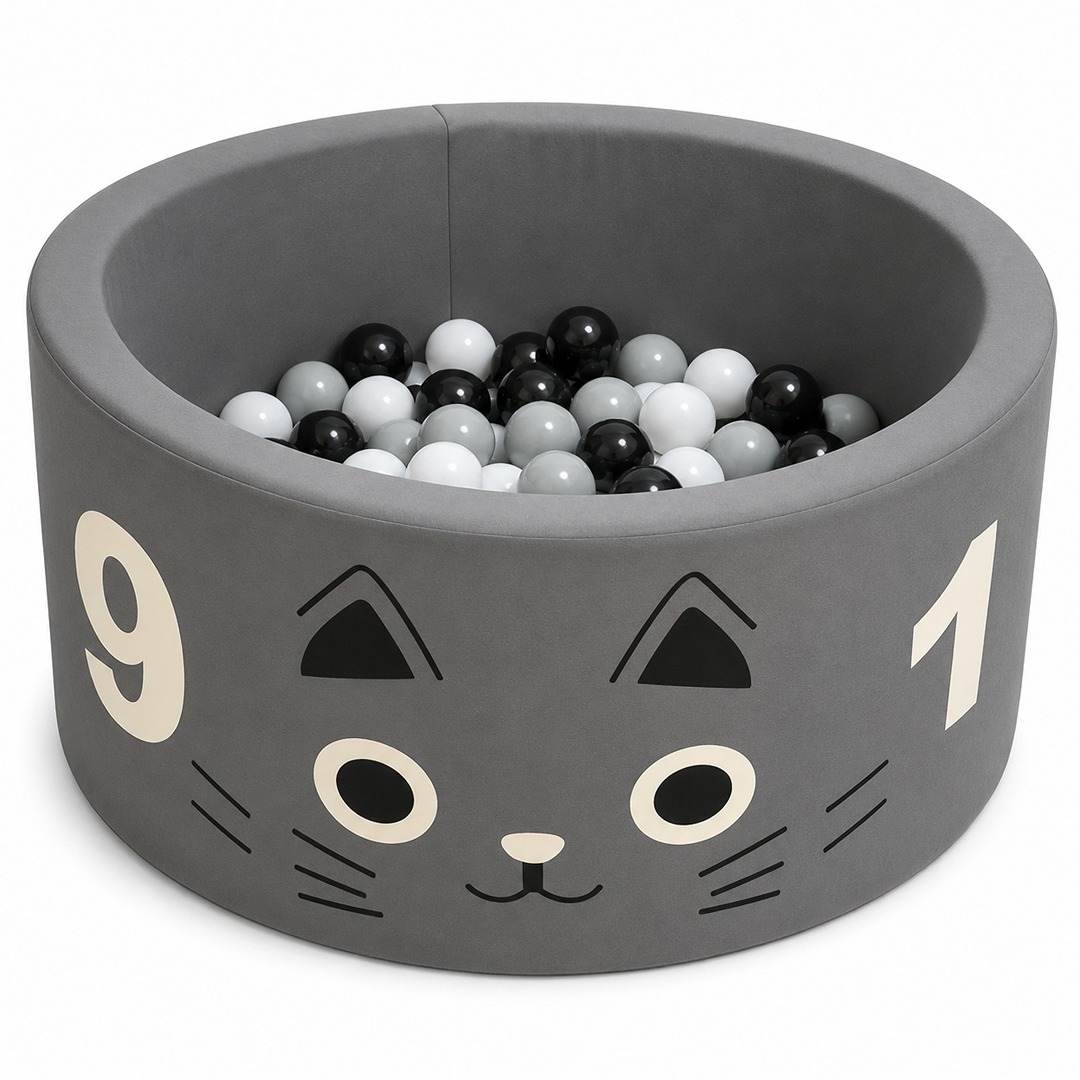 Round Ball Pit with 200 Balls: The Ultimate Indoor Adventure - Fun Learning Store