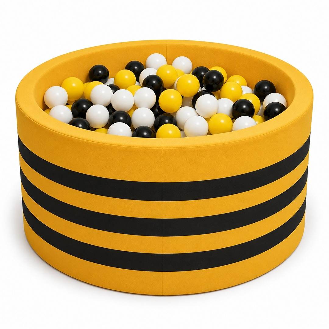 Round Ball Pit with 200 Balls: The Ultimate Indoor Adventure - Fun Learning Store