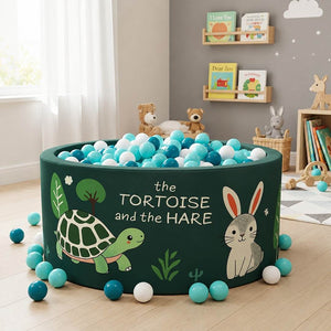 Round Ball Pit with 200 Balls: The Ultimate Indoor Adventure - Fun Learning Store