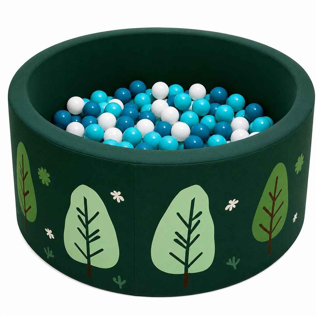 Round Ball Pit with 200 Balls: The Ultimate Indoor Adventure - Fun Learning Store