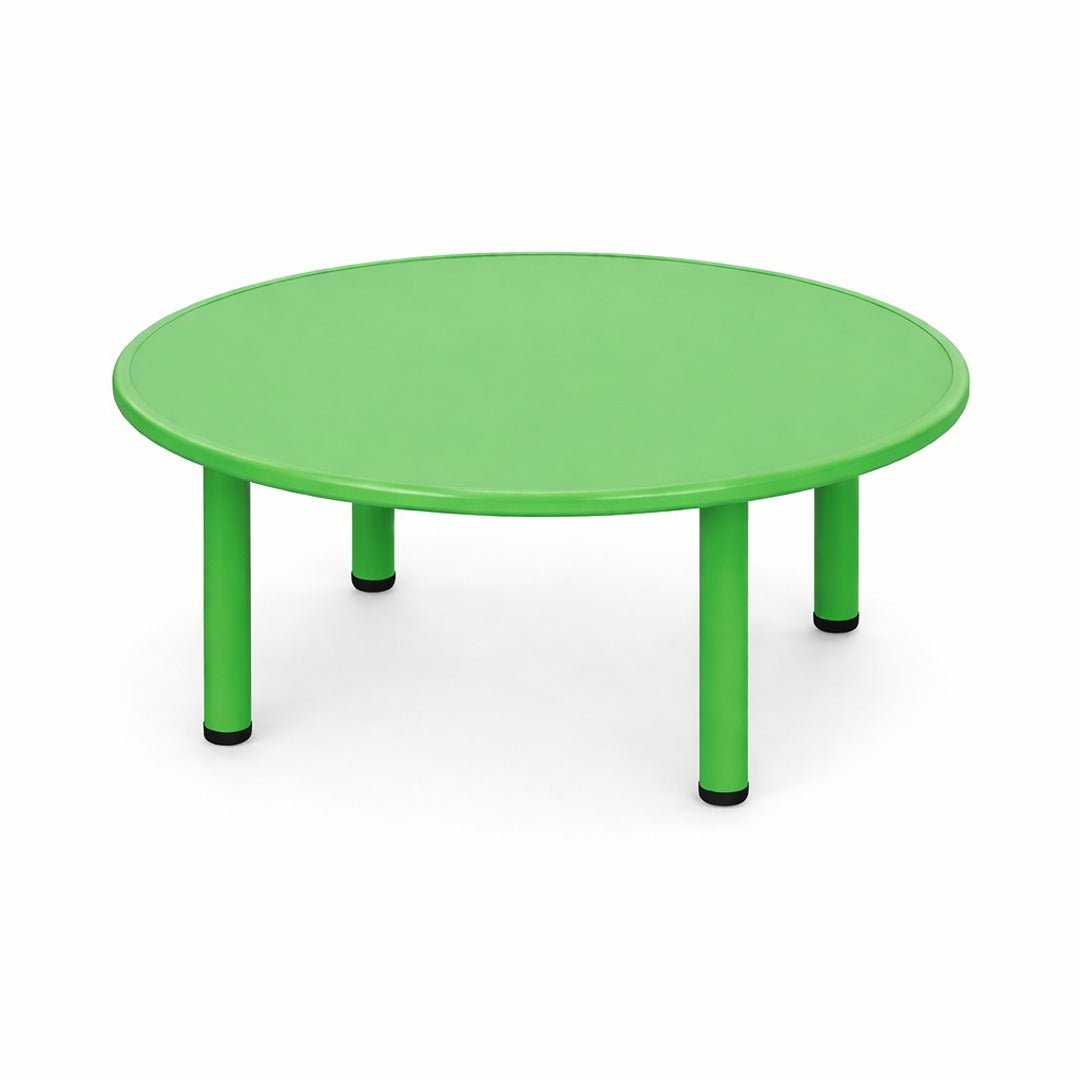Round Nursery Study Table 85 cm Diameter: Adjustable Height - Fun Learning Store
