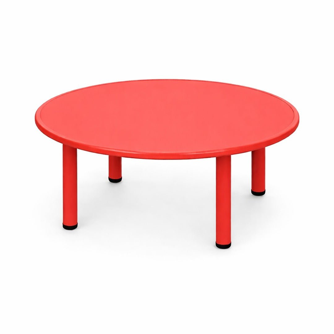 Learning Round Table Round Activity Table for Nurseries - 110×50 cm: Adjustable Height – Fun ...