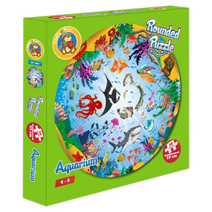 Rounded Puzzle for Kids - Aquarium Shape - Fun Learning Store