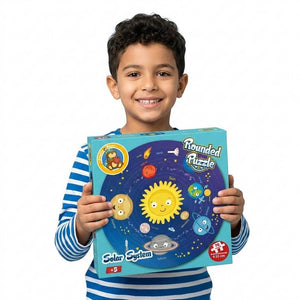 Rounded Puzzle for Kids - Solar System Shape - Fun Learning Store
