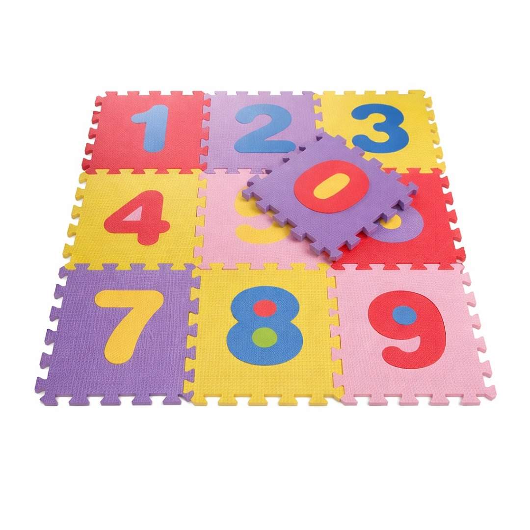 Rubber Interlocking Number Mat: The Safest Foundation for Learning and Play! - Fun Learning Store