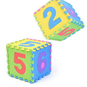 Rubber Interlocking Number Mat: The Safest Foundation for Learning and Play! - Fun Learning Store