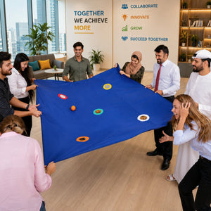 Rug & Balls – Interactive Teamwork, Communication & Coordination Challenge - Fun Learning Store