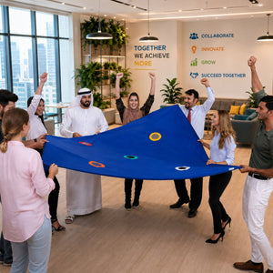 Rug & Balls – Interactive Teamwork, Communication & Coordination Challenge - Fun Learning Store