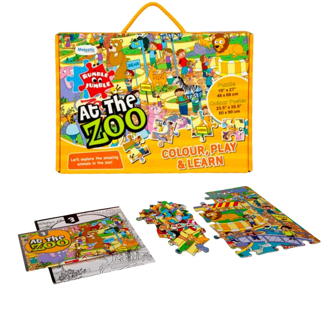 RUMBLE JUMBLE - AT THE ZOO - Fun Learning Store