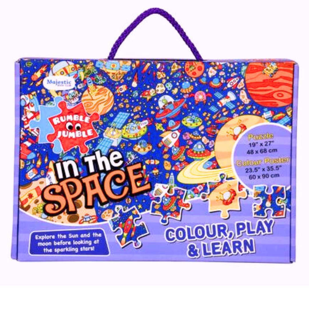 Rumble Jumble | In The Space | 70 Pieces Puzzles - Fun Learning Store