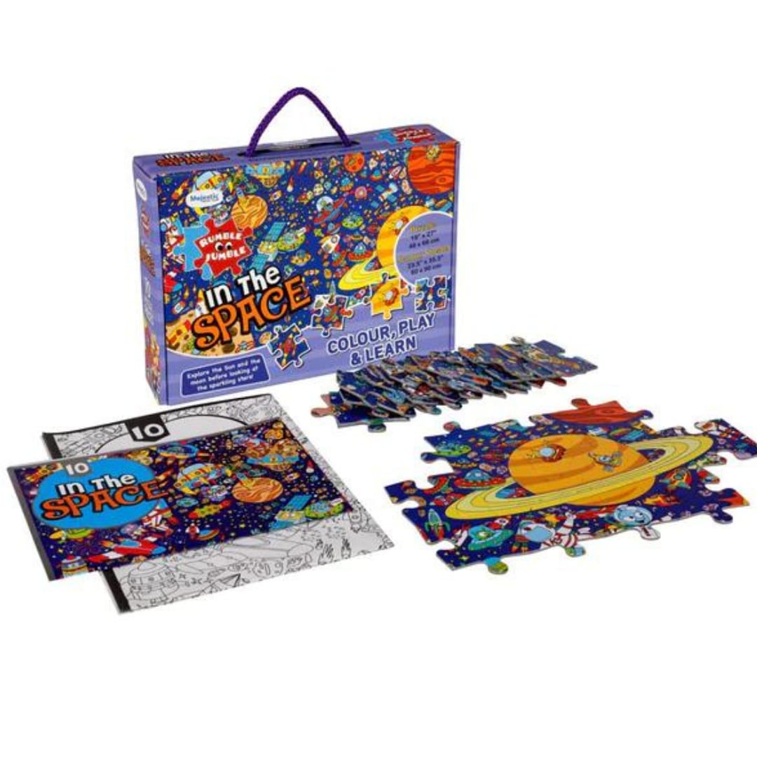 Rumble Jumble | In The Space | 70 Pieces Puzzles - Fun Learning Store