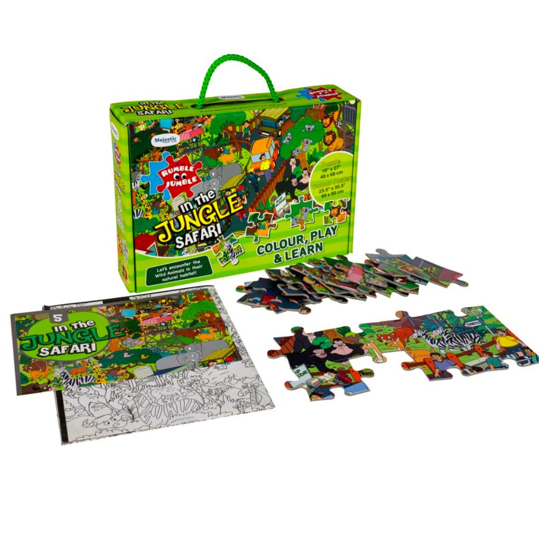 RUMBLE JUMBLE - JUNGLE SAFARI Puzzle Game - Fun Learning Store