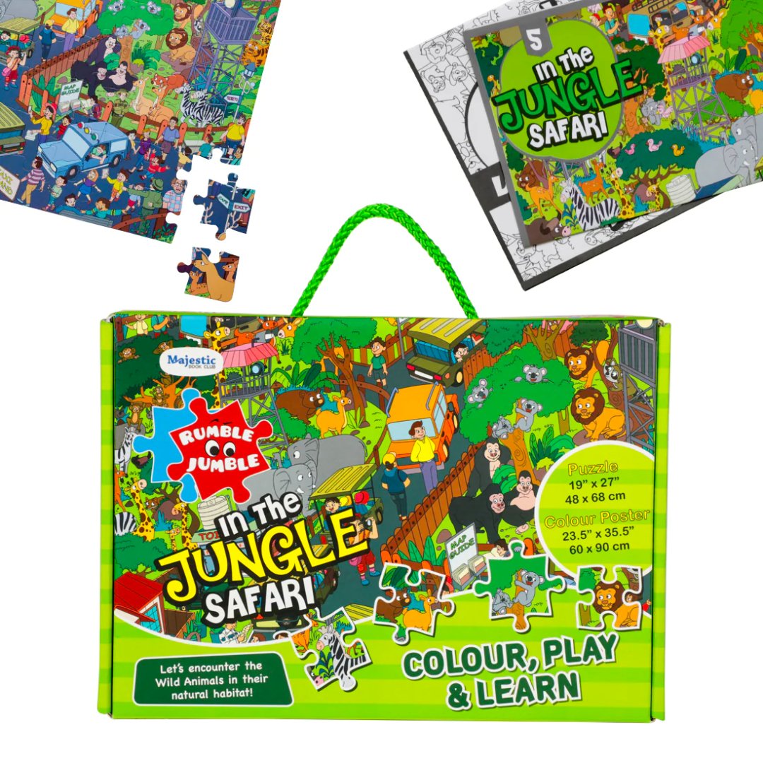 RUMBLE JUMBLE - JUNGLE SAFARI Puzzle Game - Fun Learning Store