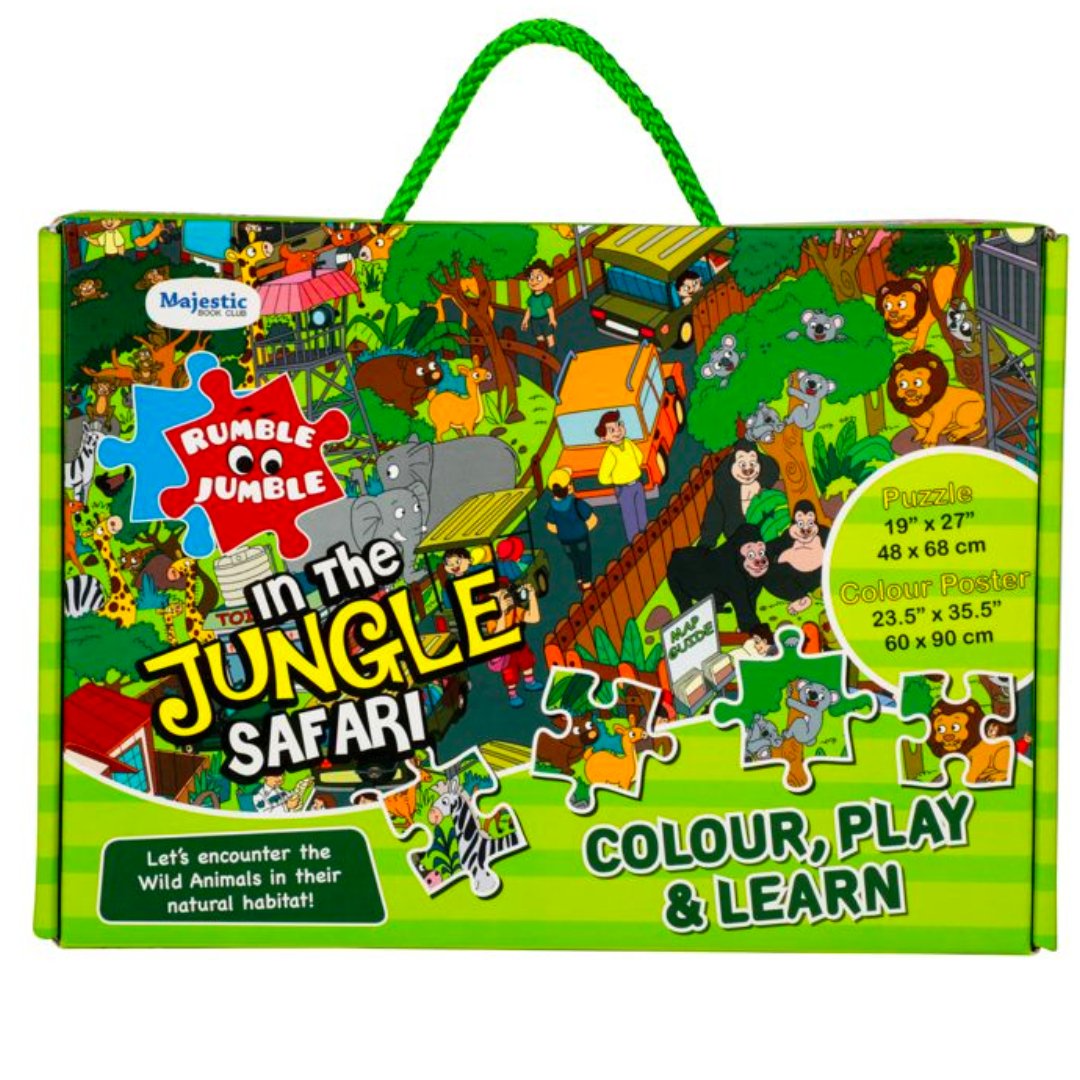 RUMBLE JUMBLE - JUNGLE SAFARI Puzzle Game - Fun Learning Store