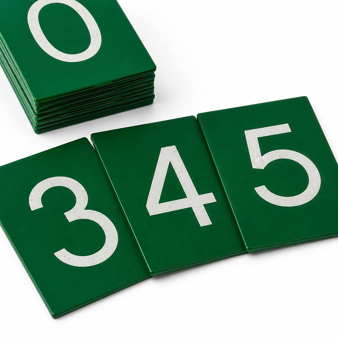 Sandpaper English Numbers: Feel the Magic of Mathematics! - Fun Learning Store
