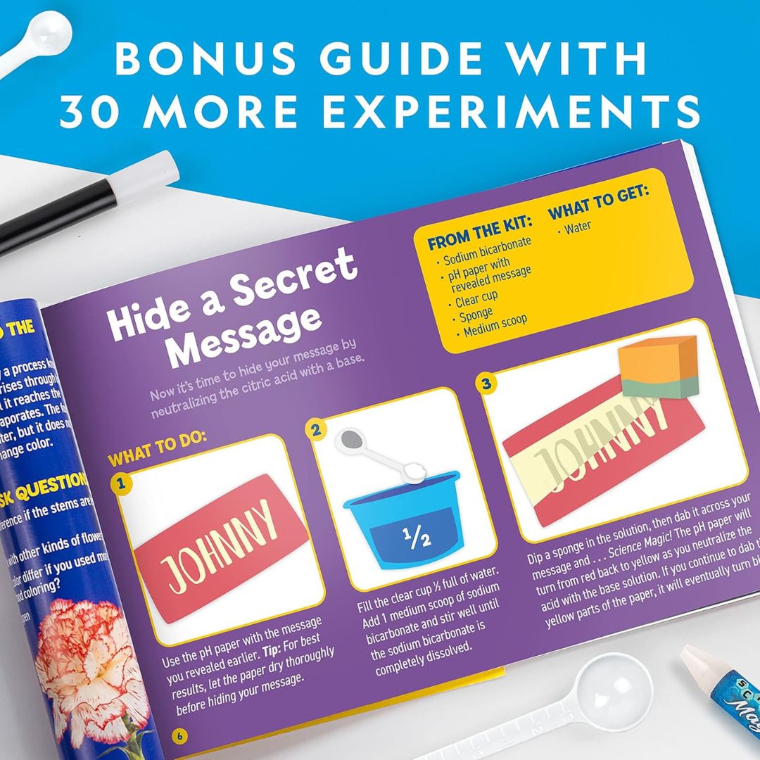 Science Magic Kit – 50 Experiments That Turn Kids into Science Magicians! - Fun Learning Store