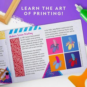 Screen Printing Craft Kit – Print, Paint & Personalize Your World! - Fun Learning Store