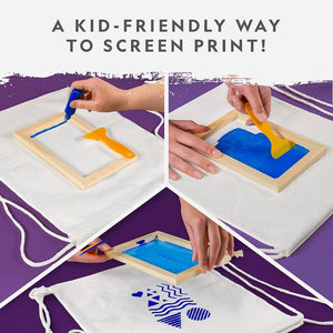 Screen Printing Craft Kit – Print, Paint & Personalize Your World! - Fun Learning Store