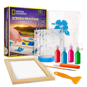 Screen Printing Craft Kit – Print, Paint & Personalize Your World! - Fun Learning Store
