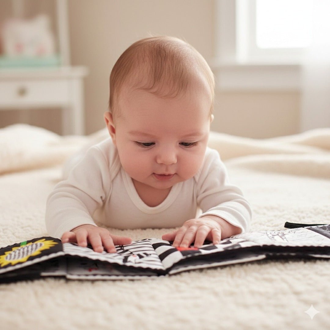 Sensory Development Cloth Book - Boost your baby’s brain development - Fun Learning Store