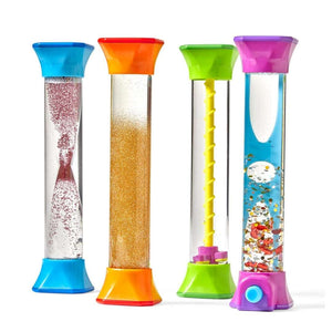 Sensory Fidget Tubes 4 Pcs: Calm, Focus, and Explore with Every Turn - Fun Learning Store