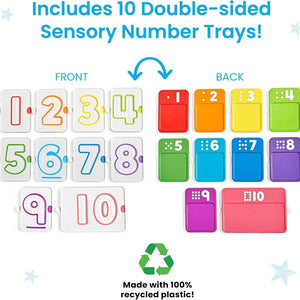 Sensory Number Trays: The Ultimate Counting and Tracing Adventure for Kids - Fun Learning Store