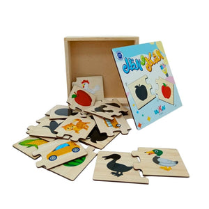 Shape and Shadow Puzzle Cards – Fun Matching Game for Kids - Fun Learning Store