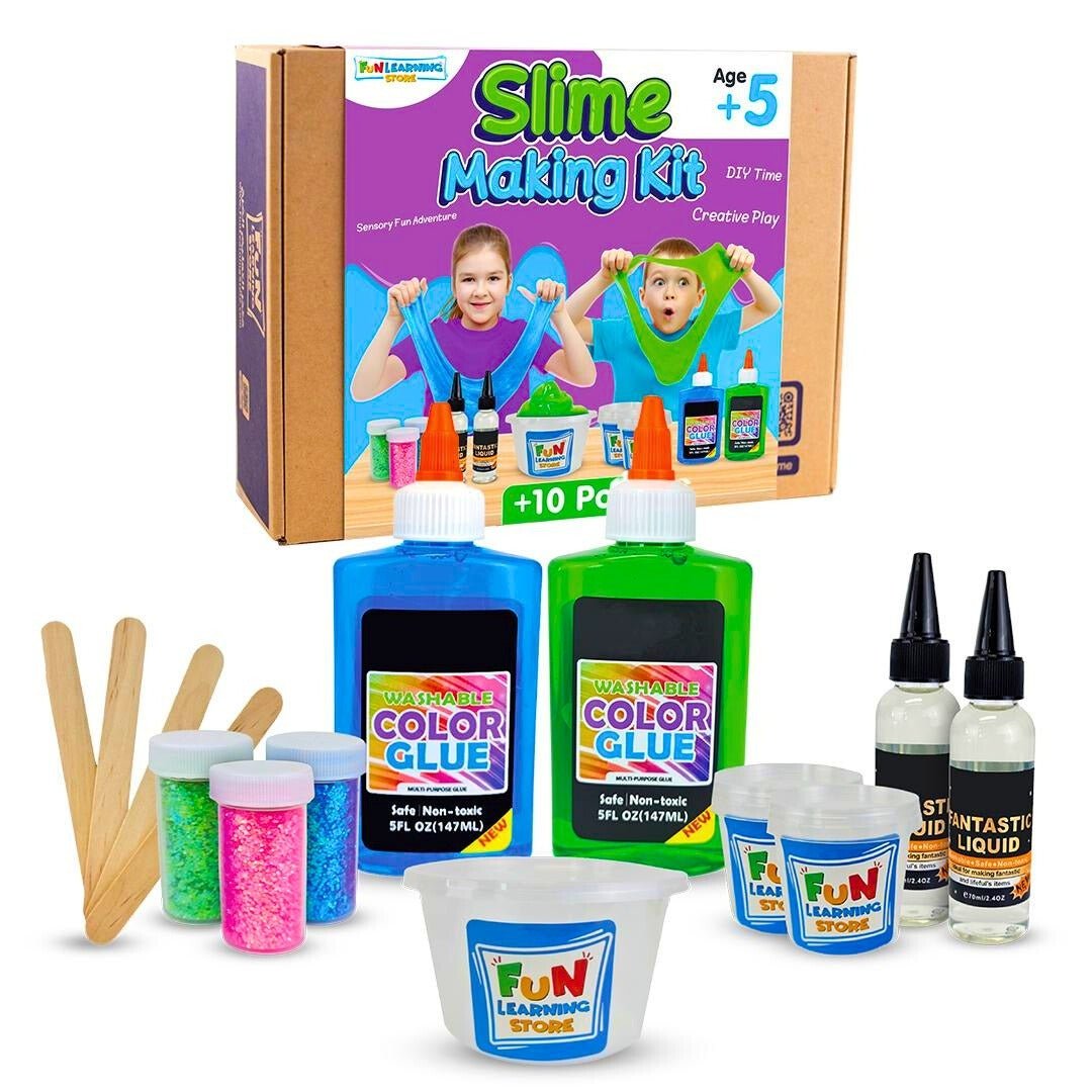 Slime Making Kit - Sticky & Fun DIY Kit - Fun Learning Store