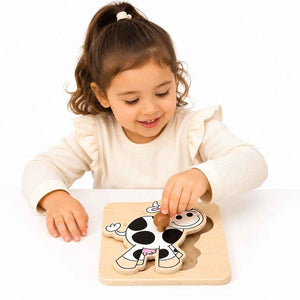 Small Matching Board - Cow: A Friendly Introduction to the Farm! - Fun Learning Store