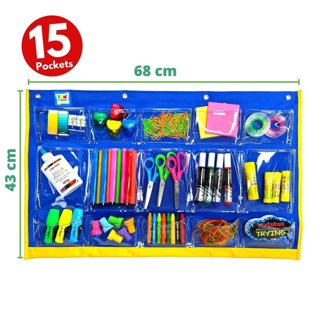 Smart Pockets - Wall Stationery Organizer - Fun Learning Store