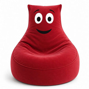 Smiley Velvet Bean Bag: The Happiest Seat in the House! - Fun Learning Store